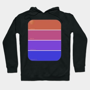 Spaceship Paint Chips Hoodie